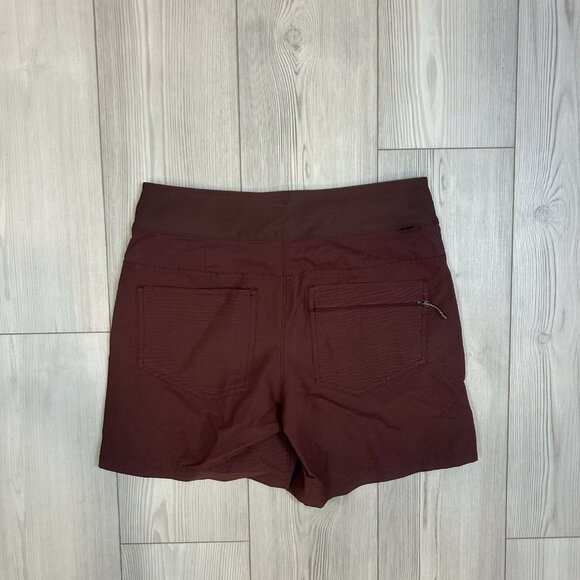 REI Co-op Women's Screenline Shorts Size 6 Maroon Stretch Drawstring 127134 - Picture 8 of 11